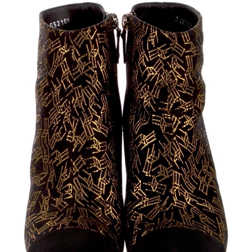 Chanel Chair Ruler Heel Booties - Picture 2 of 3